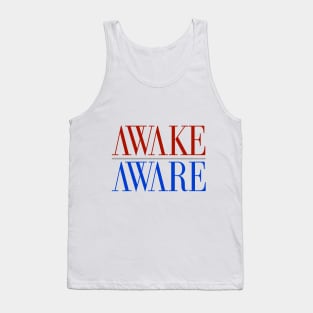 V2020-AWAKE/AWARE [RED OVER BLUE] Tank Top